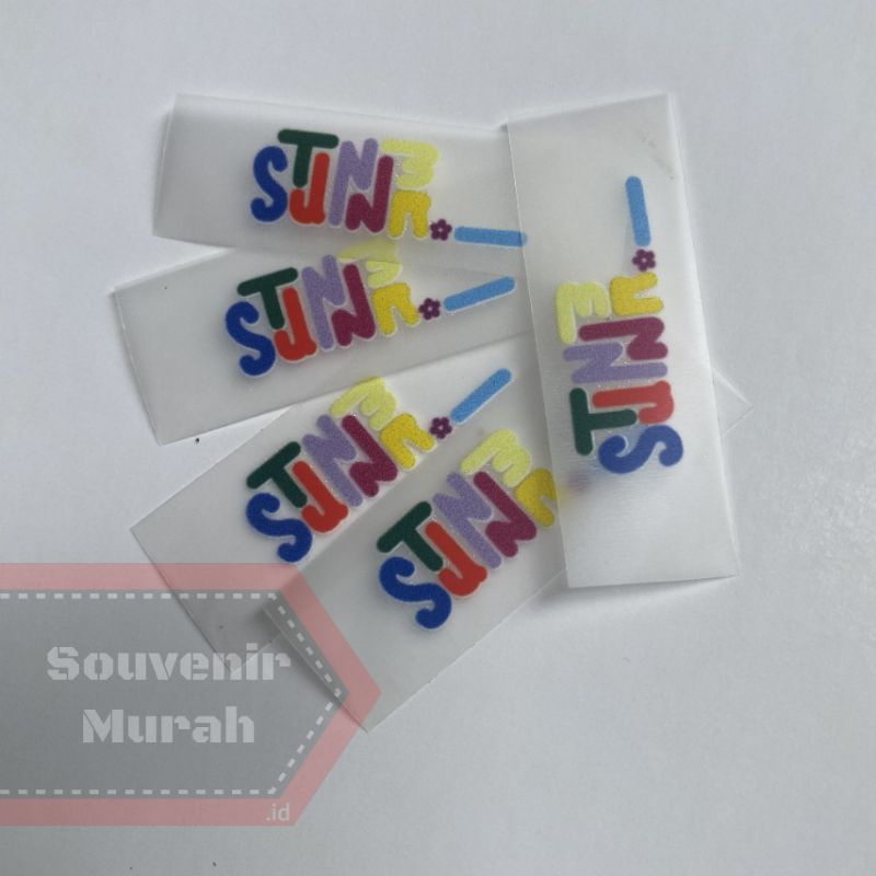 

Label Setrika / Label Baju Tanpa Jahit Bisa Fullcolour