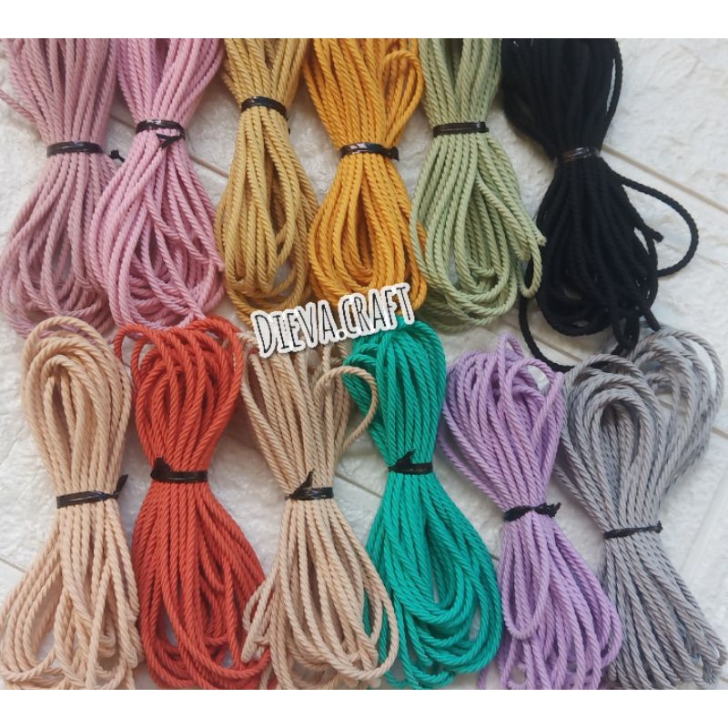tali elastik plintir tali twist elastik tali ulir elastik 3mm