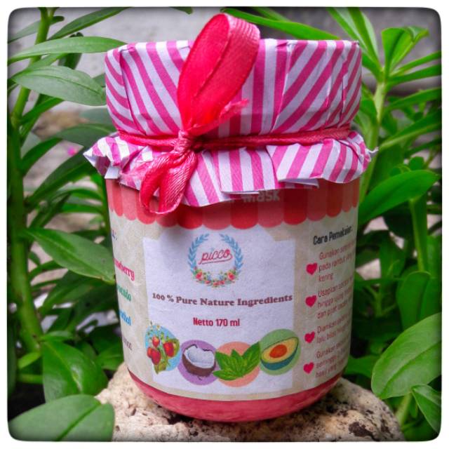 Strawberry HAIR  MASK  PREMIUM Masker Rambut  Stroberi Hair  