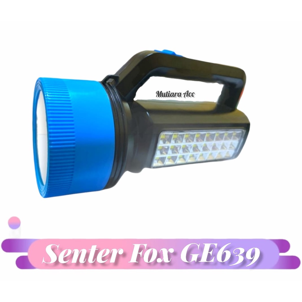 SENTER PLUS EMERGENCY LAMP FOX GE639 LAMPU DARURAT 5W 2000mAh