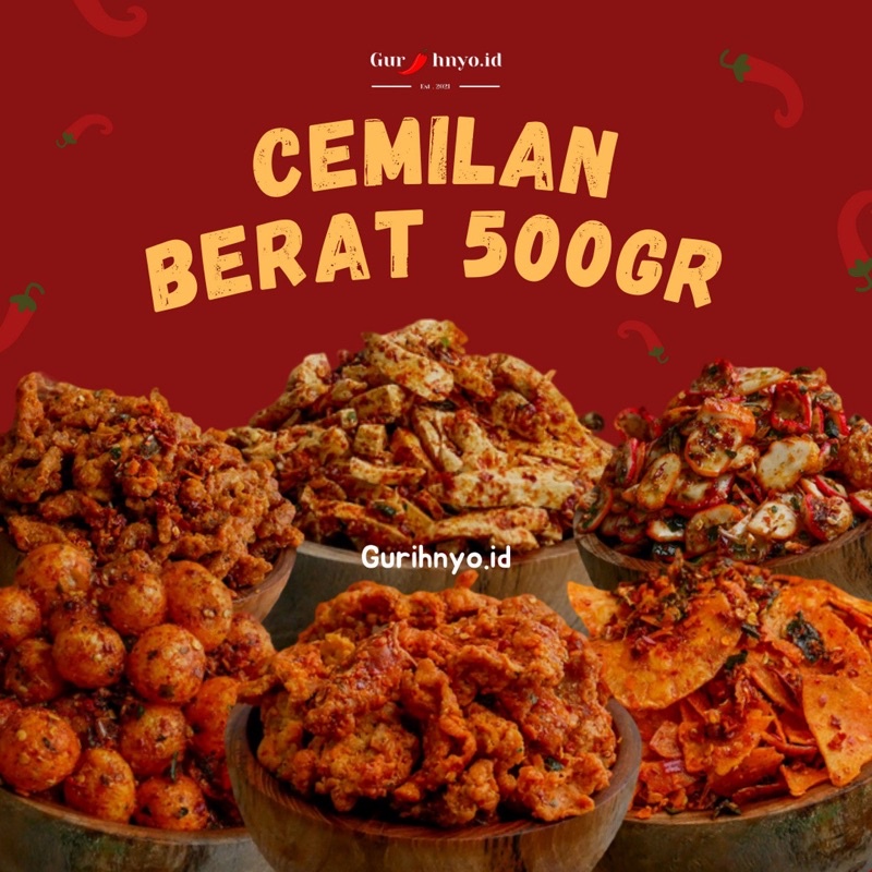 [PROMO] CEMILAN VIRAL BASRENG, KULIT AYAM CRISPY, DAN LAINNYA, BERAT 500GR