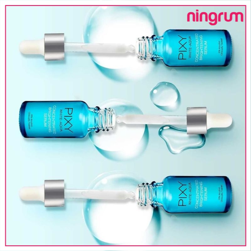 Ningrum Perawatan Serum Kecantikan Pixy White Aqua Concentrated Brightening Serum - 8039