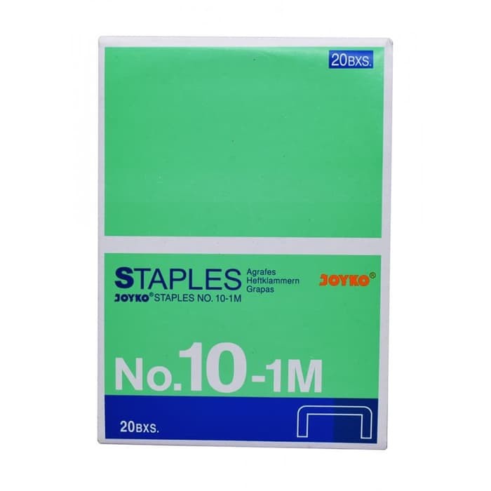 

Isi Steples Joyko No 10 - Isi Staples ( 20 Box Kecil )