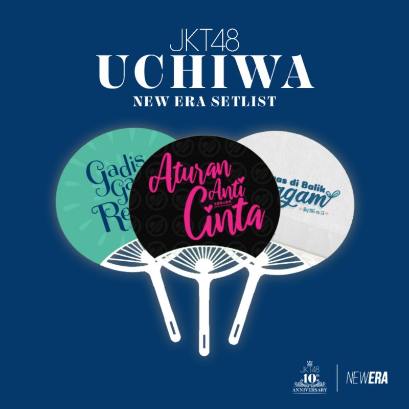 NDESIGN - UCHIWA KIPAS JKT48 NEW ERA SETLIST