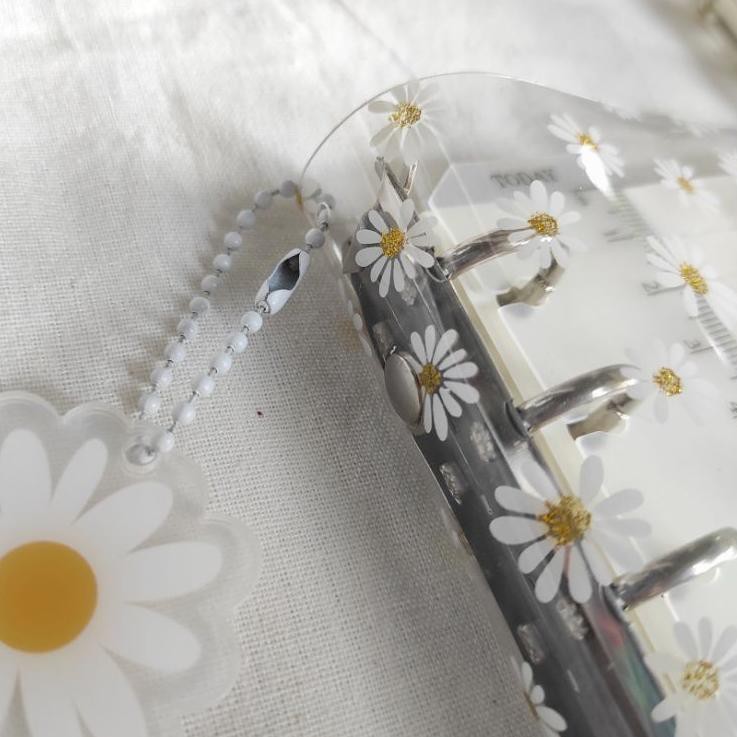 

Terbaru MCHJH Binder A6 A7 Motif Daisy Transparan Q69 Ready