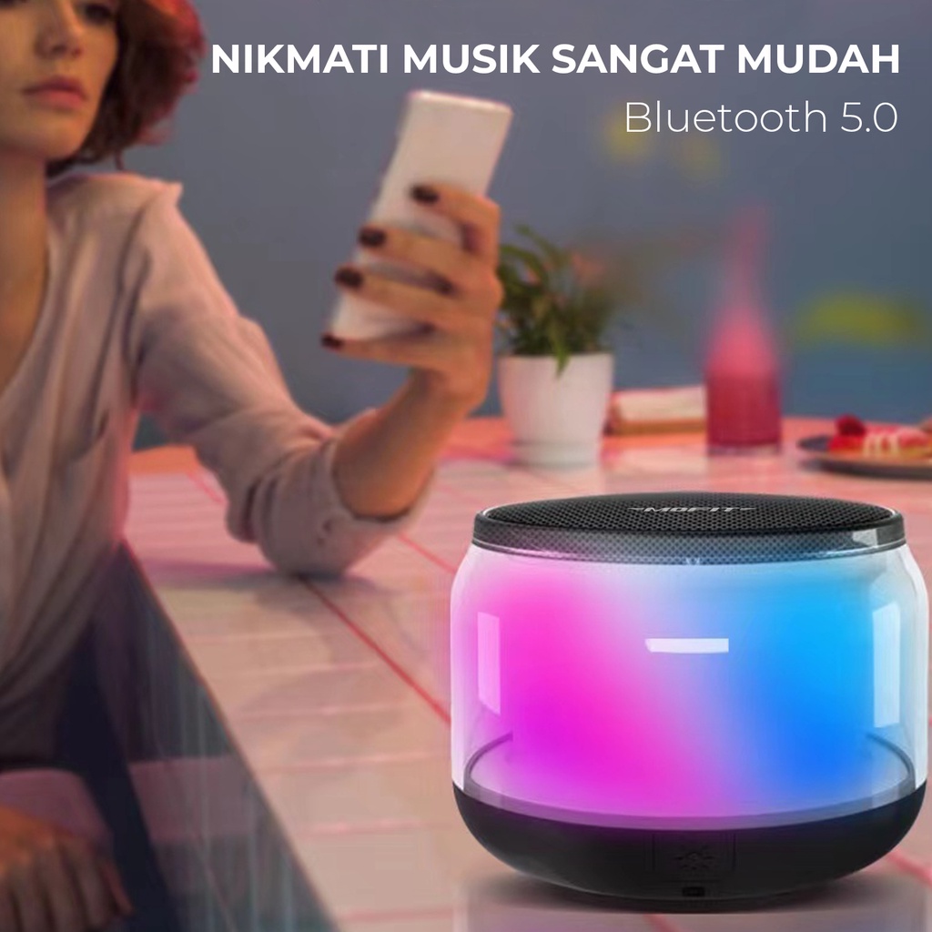 Mofit GM-10 Bluetooth Speaker With LED Lights