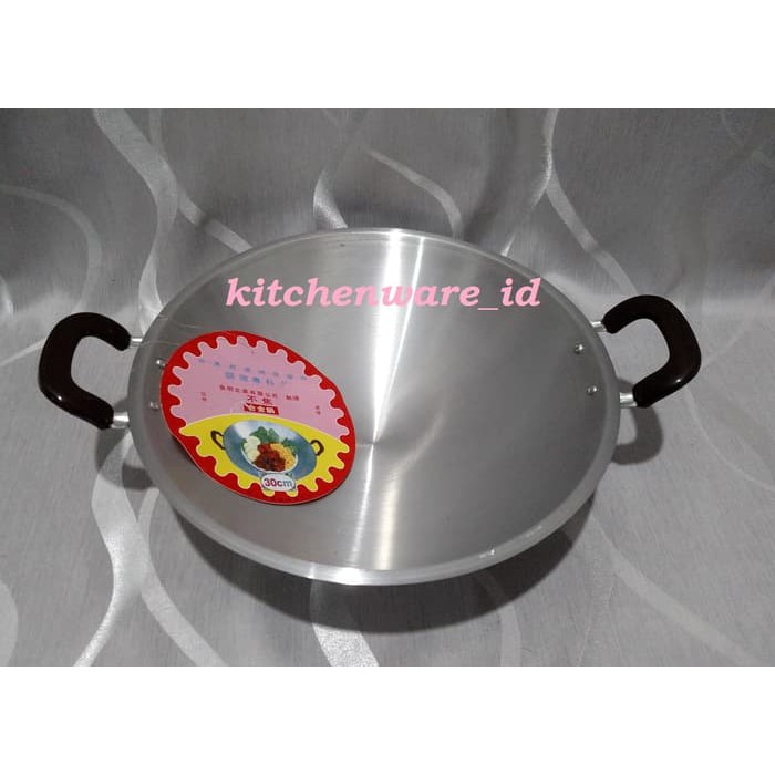 WAJAN / Kuali Aluminium Premium 30 CM made in TAIWAN