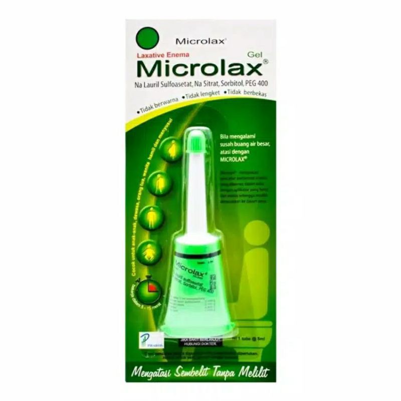 MICROLAX GEL 5 ml Atasi Sembelit [Susah BAB]