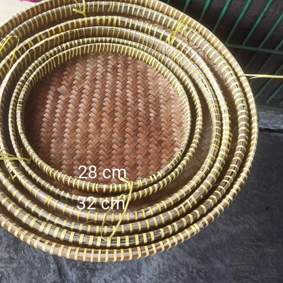 ♥ Tampah bambu Jawa / Tampah bambu rapih Kecil sampai sedang - 45 cm ☚