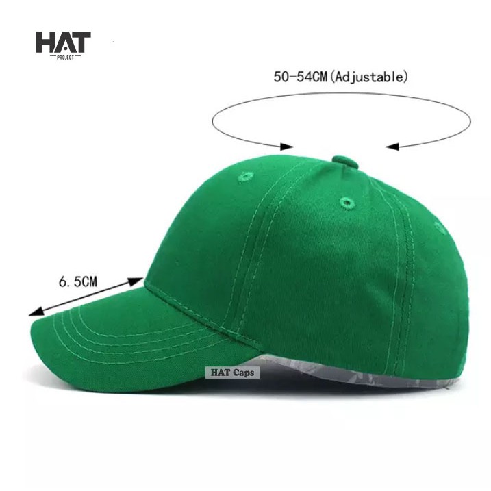 Topi Baseball Dewasa Polos Bahan Drill