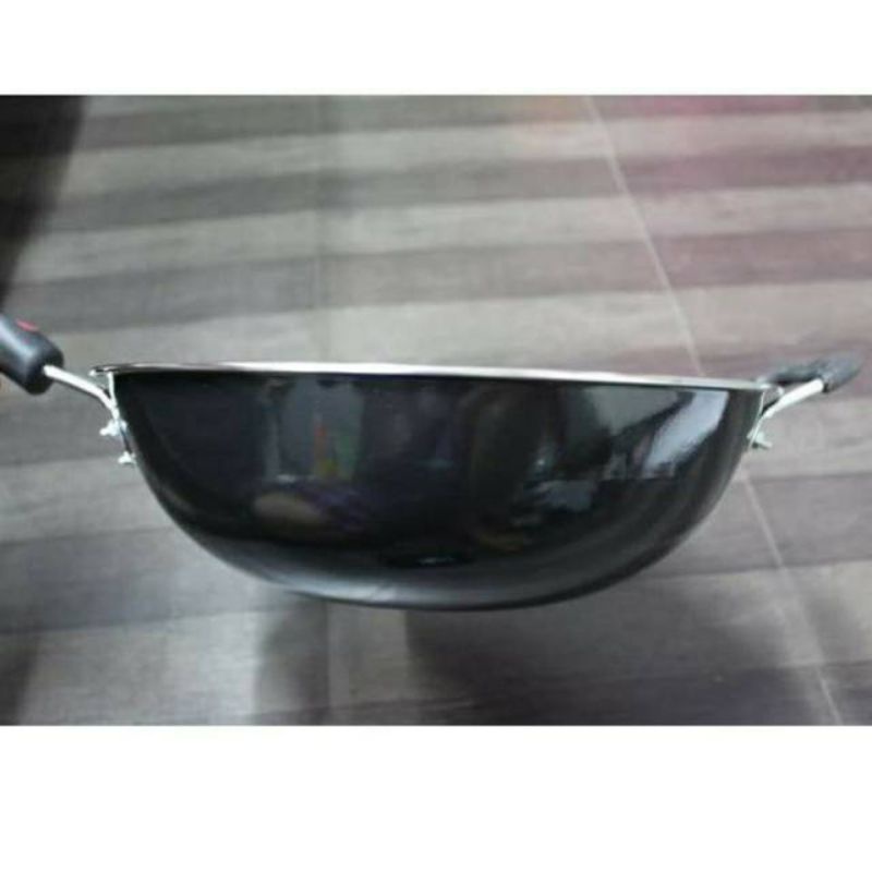 WAJAN ANTI GORES 34CM / WAJAN ENAMEL GAGANG 34CM GIONEE