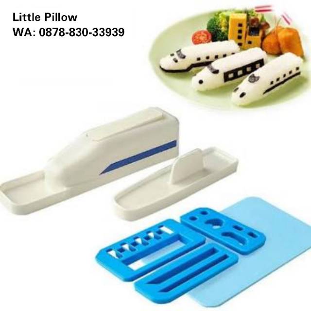 (TRAIN EXPRESS) bento Rice Mold Train Express/Cetakan Nasi Bento Kereta