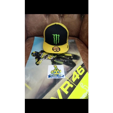 Topi Original Sponsor VALENTINO ROSSI 46 MONSTER ENERGY 2017