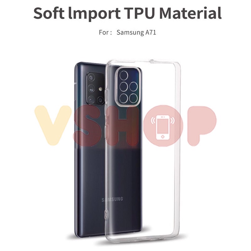 SOFTCASE TRANSPARAN SAMSUNG A71 A715F PREMIUM CLEAR SOFT CASE