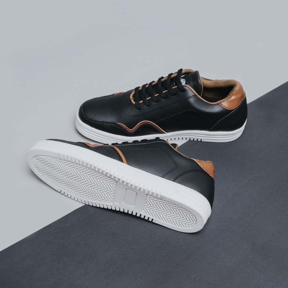 CHROLLO BLACK | BROSIS x Lv | Sepatu Sneakers Sepatu Cowok Sneakers Pria Sepatu Kasual