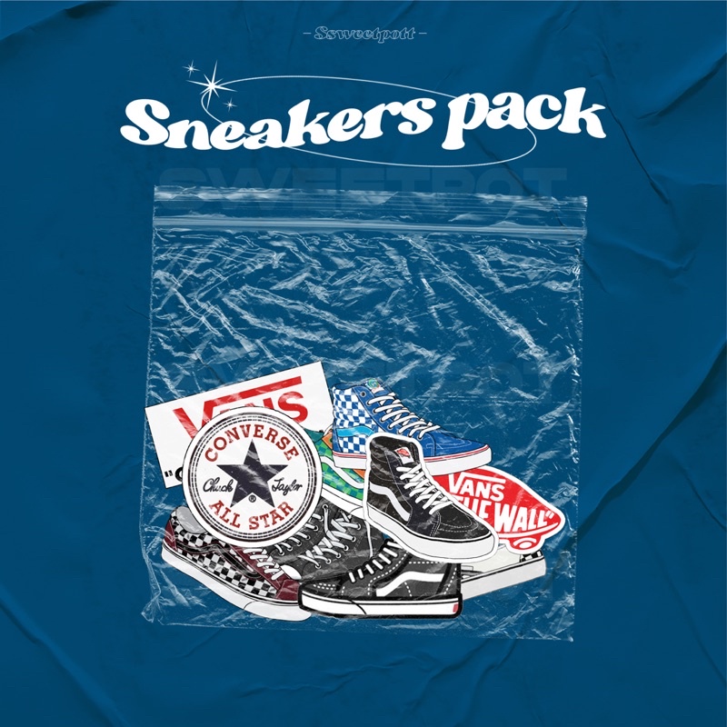 

(NEW) STICKER PACK [SNEAKERS EDITION] / STICKER AESTHETIC / STICKER RANDOM ISI 5 /STICKER METAL / STICKER POP / STICKER INDIE / STICKER BAND