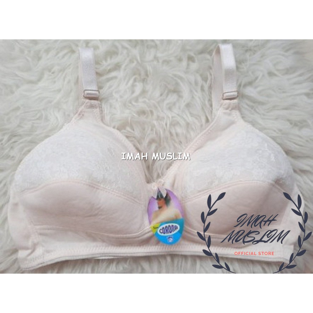 DALAMAN WANITA BRA BH MURAH MODEL RENDA BRUKAT TANPA KAWAT DAN BUSA TIPIS SIZE 34 36 38 40 42