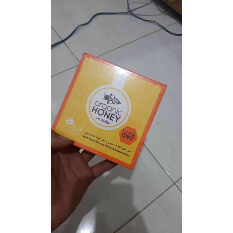 

Organic honey sachet