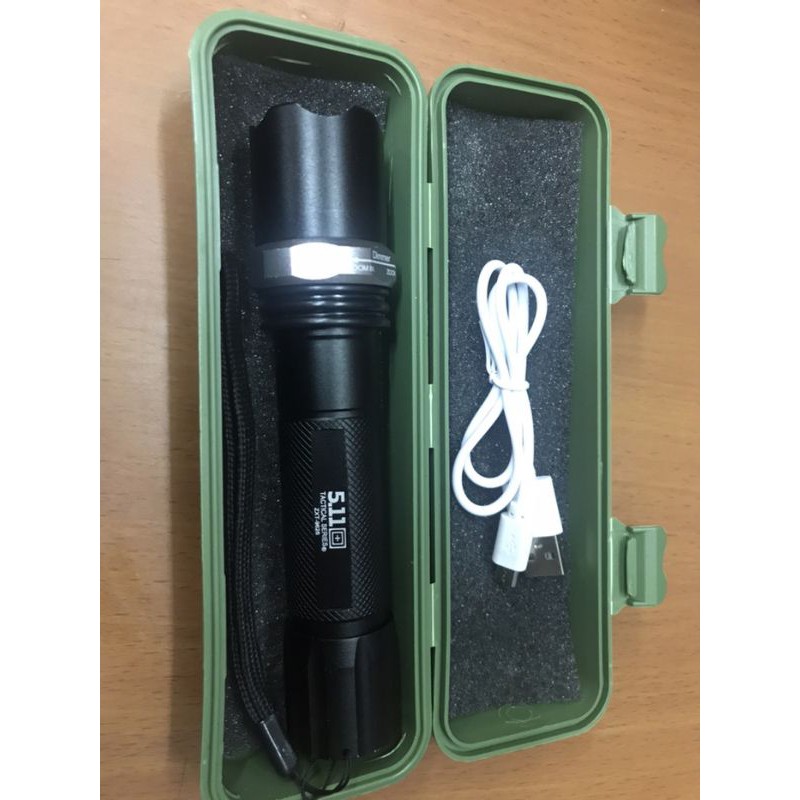 Senter Swat dan Lampu COB ZXT 9626 Charger Senter XPE dan COB 511
