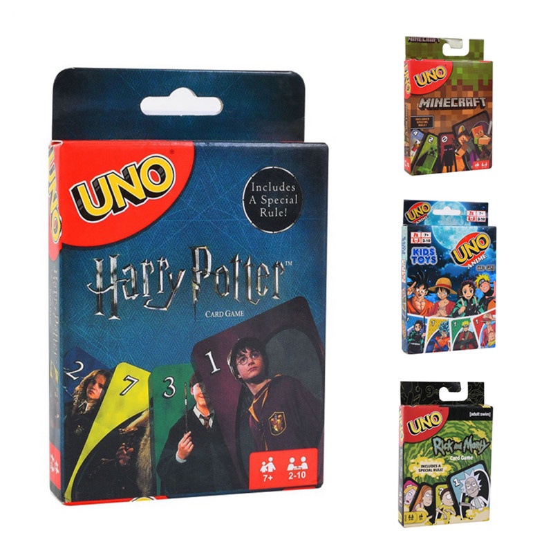 Kartu Poker Mattel Desain Anime Harry Potter Minecraft Pok Mon Untuk Pesta Keluarga