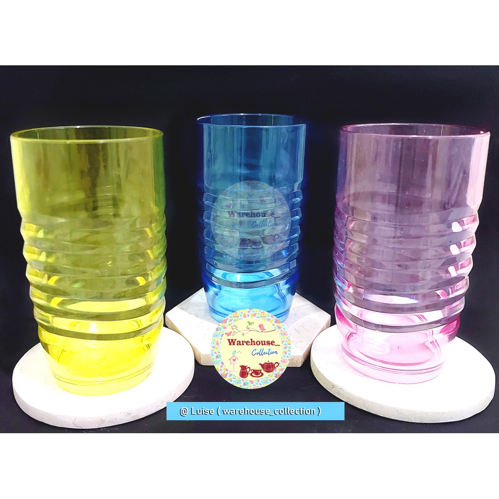 Gelas Plastik Gelas Acrylic Akrilik Warna 400ml Poly Gl 3 Shopee Indonesia