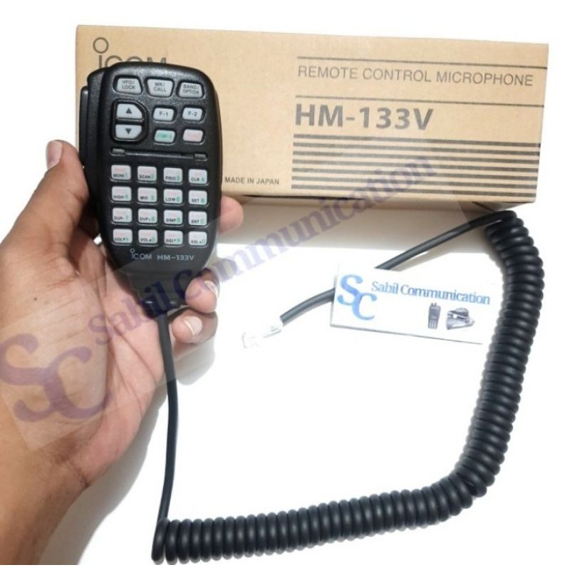 EXTRAMIC RADIO RIG ICOM HM133V HM133 MIC RADIO ICOM 2300H IC 2200H