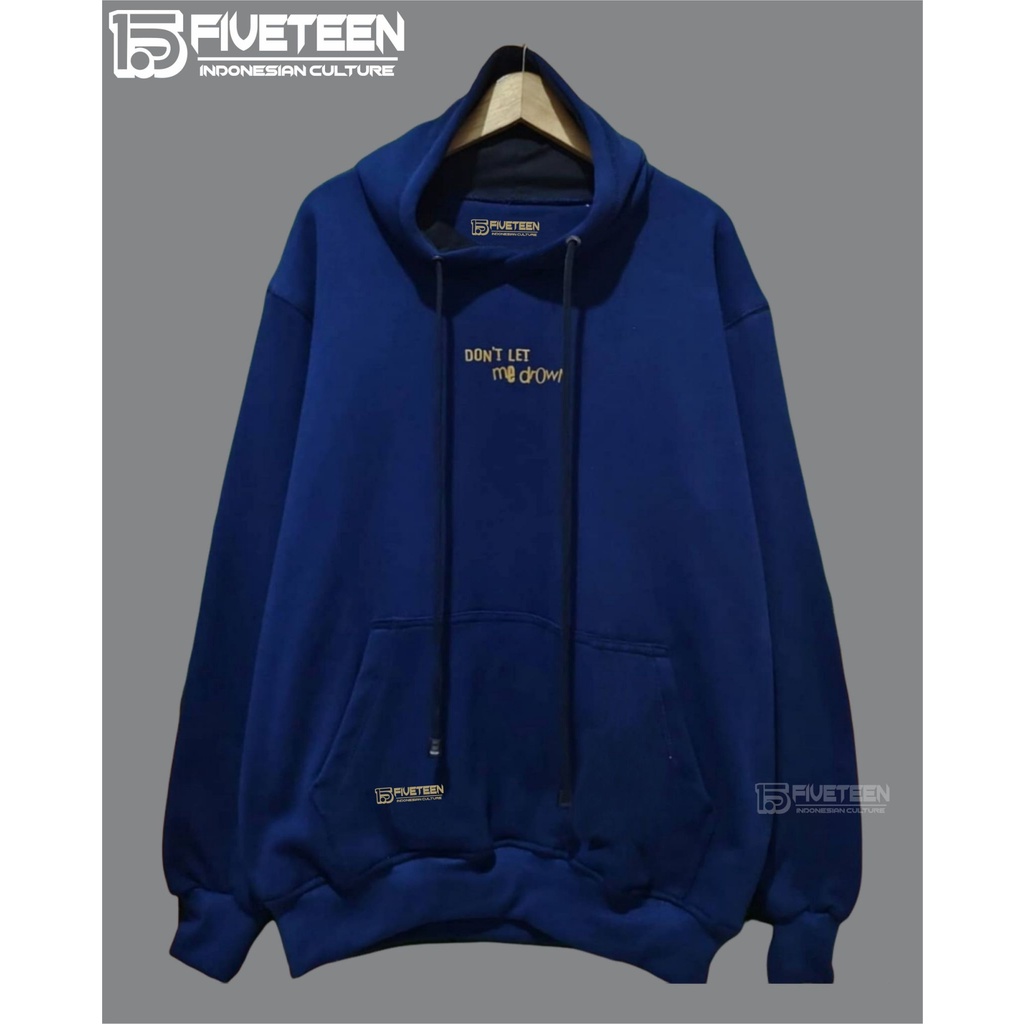 sweter pria distro bandung 15fifteen warna biru navy don&quot;t let me drow hudie dewasa pria murah cod zipper bahan sweater buat sekolah anak remaja hoodie terbaru 2021 cowok suwiter bahan tebal halus hoodie fifteen sweater fifften