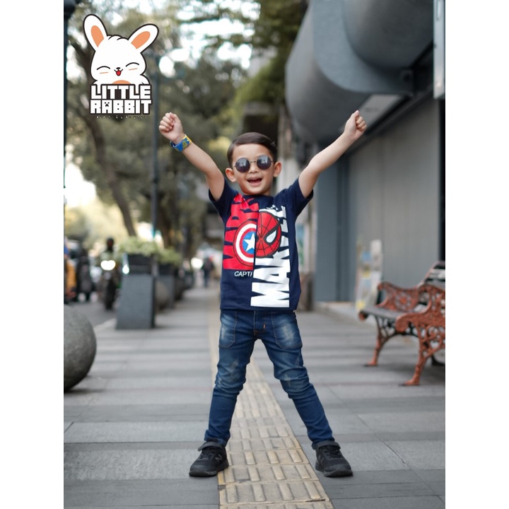 Kaos Tshirt superhero by little rabbit | DUO KRUCILS