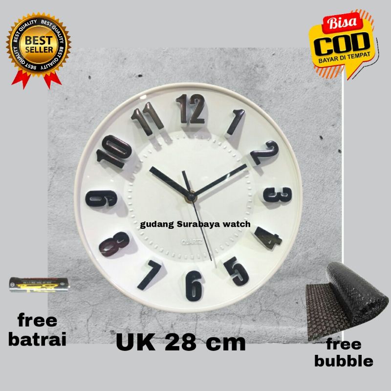 jam dinding elegant 9628