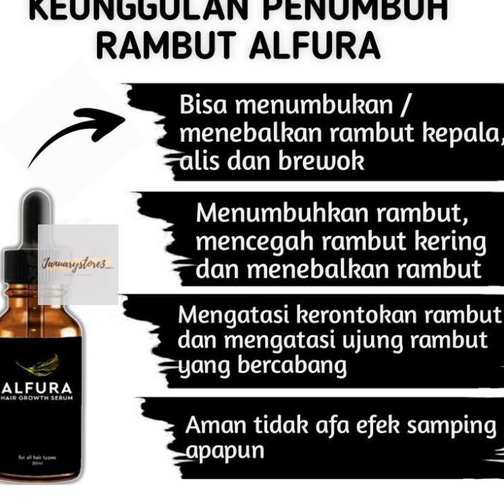 ➷ TOP NO 1 SERUM PENUMBUH RAMBUT ALFURA [ BISA ] ✪