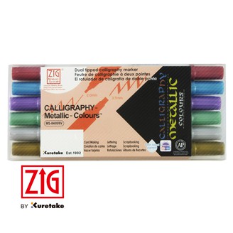 

ZIG CALLIGRAPHY METALLIC 6 PCS (MS-8400/6V)