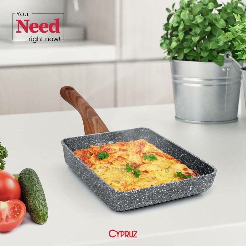 CYPRUZ FRYPAN KOTAK TAMAGOYAKI PAN CYPRUZ EGGPN CYPRUZ