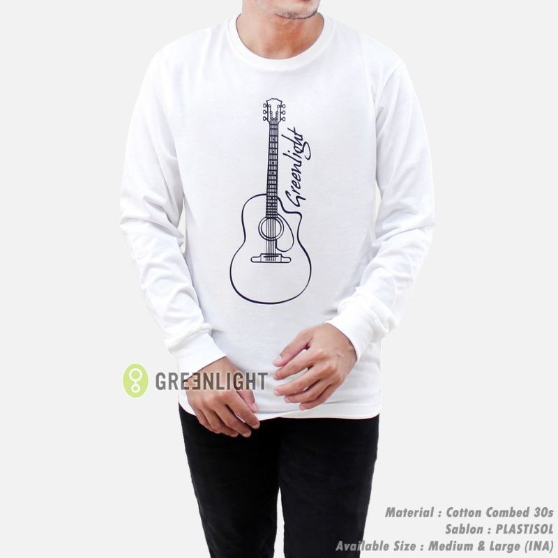 Baju Lengan Panjang Pria  Kaos Distro Keren Kaos Greenlight kaos Termurah