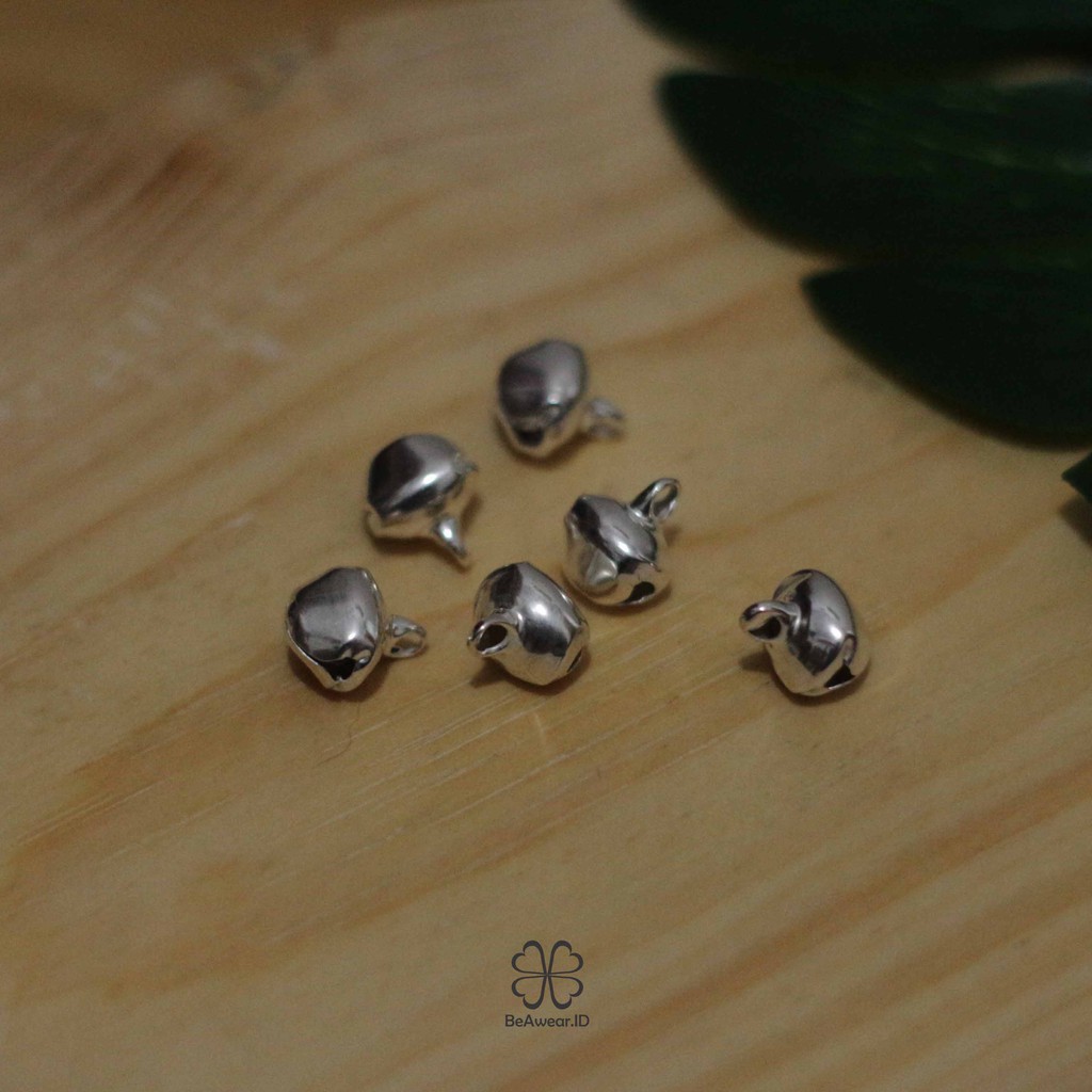 Extra Lonceng Kalung Kucing Silver Nikel