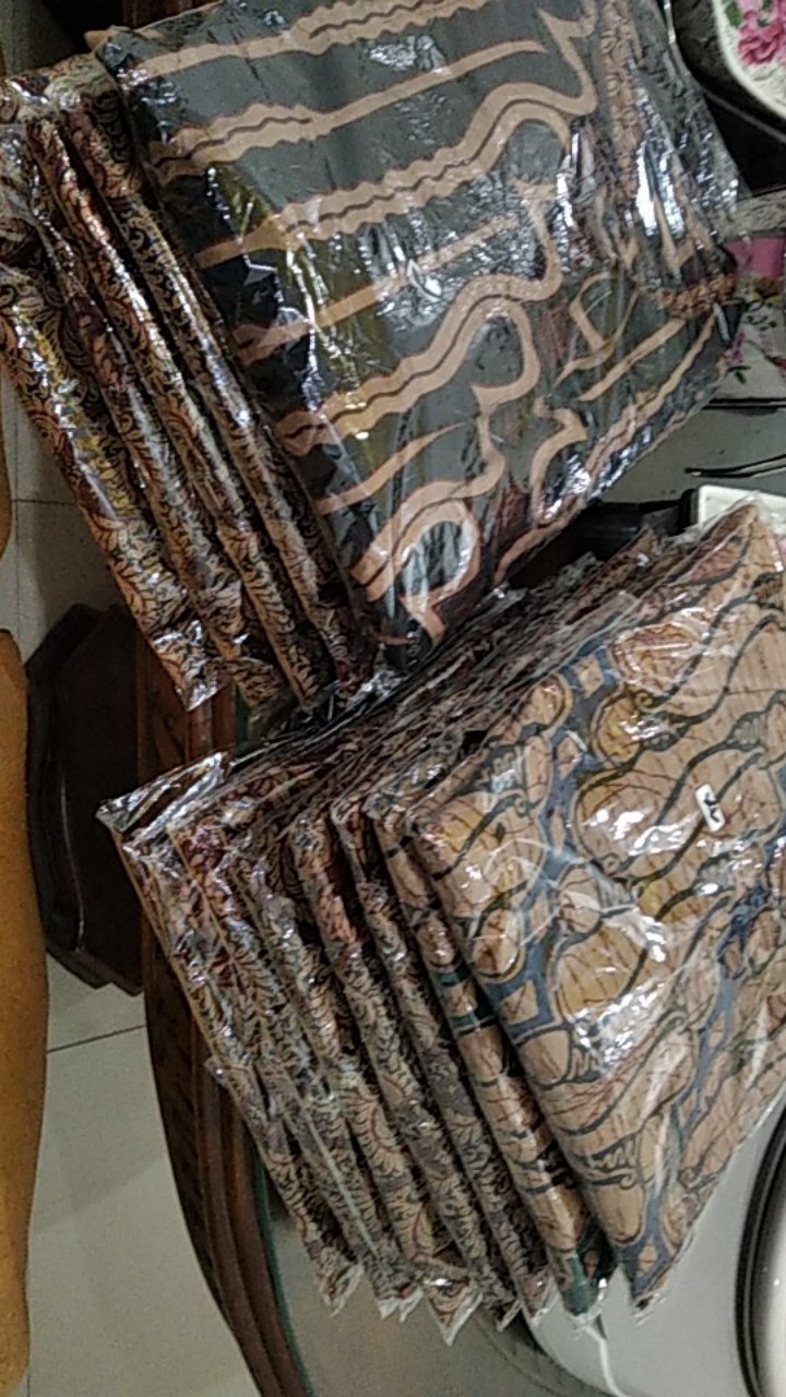 Gamis Batik Manggar, Padi, Sekar, Cantik, Kubis, Kipas, Daun Biru