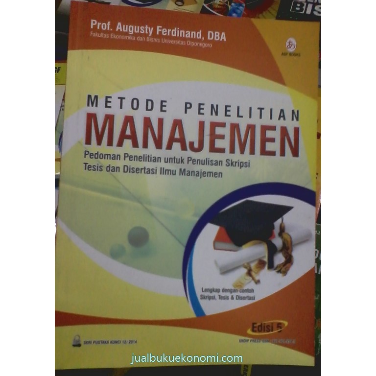 Original Metode Penelitian Manajemen Edisi 5 Prof Augusty Ferdinand Ori Shopee Indonesia