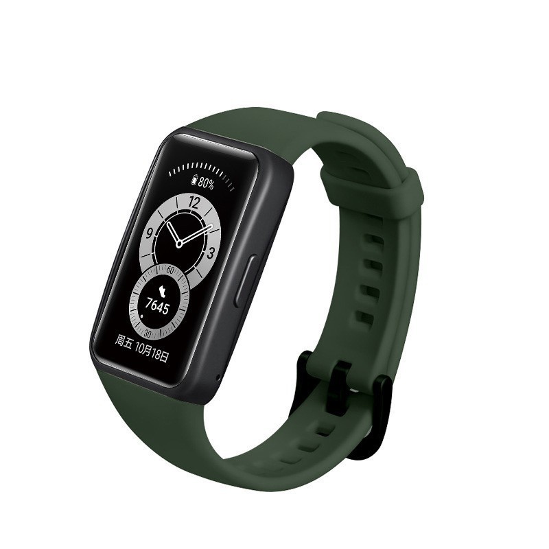 STRAP HUAWEI BAND 6 SILICONE STRAP TALI JAM HUAWEI BAND 6 STRAP SILICONE REPLACEMENT