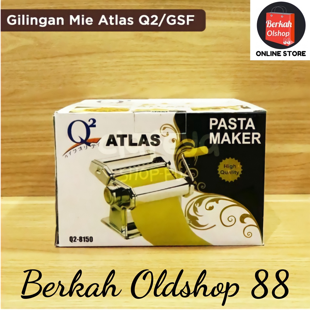 Pasta Maker V150 Pembuat Mie / Pasta Maker / Gilingan Mie, Molen, Pangsit, Cetakan Mie Penggiling Pencetak Pasta Kue