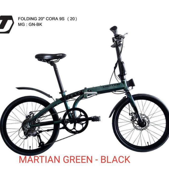 Sepeda Lipat United Cora 9Speed Uk20