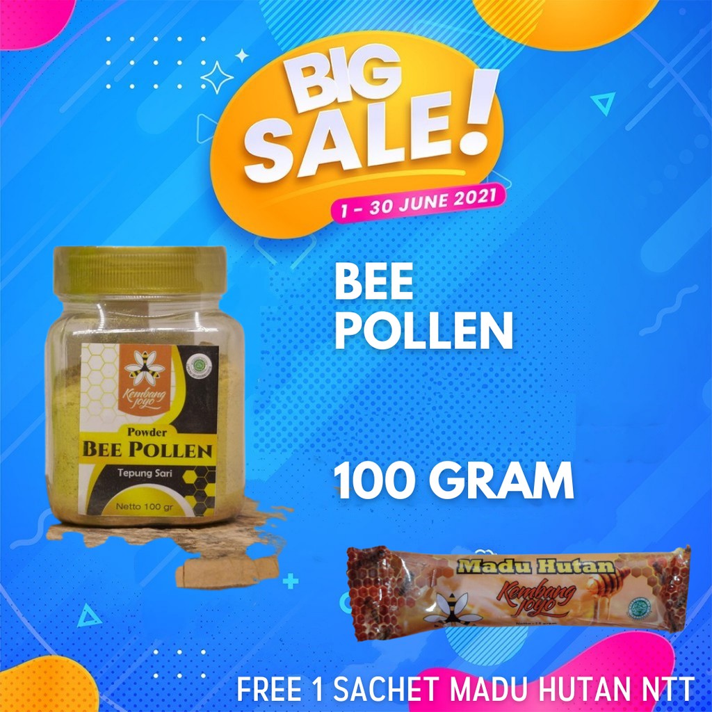 

Madu Kembang Joyo - Bee Pollen Halus 100gr