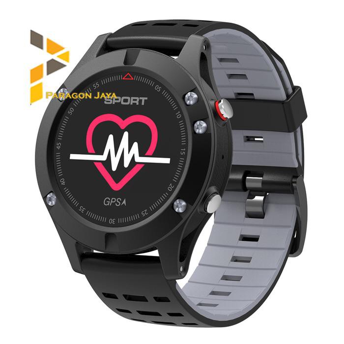 Gps Sport Smart Watch F5 - Smartwatch F5 Like Suntoo Garmin Hitam