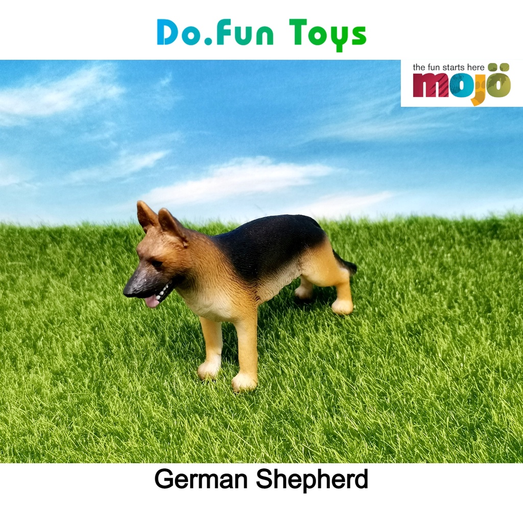 MOJO Animal Figurine | GERMAN SHEPHERD/ Mainan Miniatur Anjing Herder
