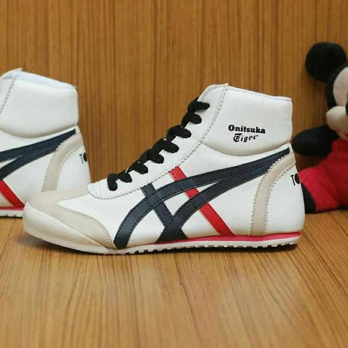 Kualitas Terbaik sepatu wanita onitsuka tiger hig /tokyo/putih lis hitam merah BARANG BAGUS