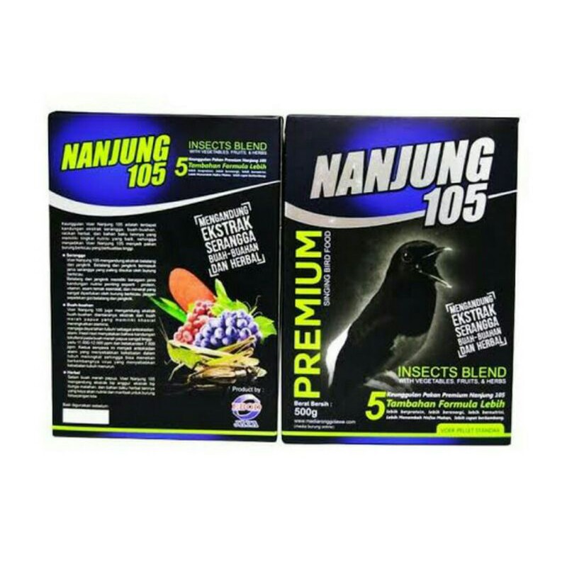 nanjung 105 premium/nanjung 105 pakan murai/voer murai/poer murai