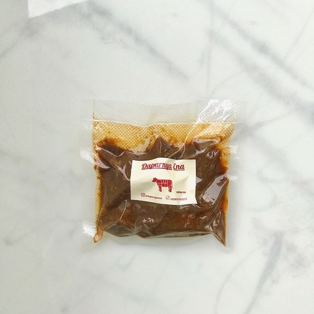 

Rendang daging sapi asli rendang kering