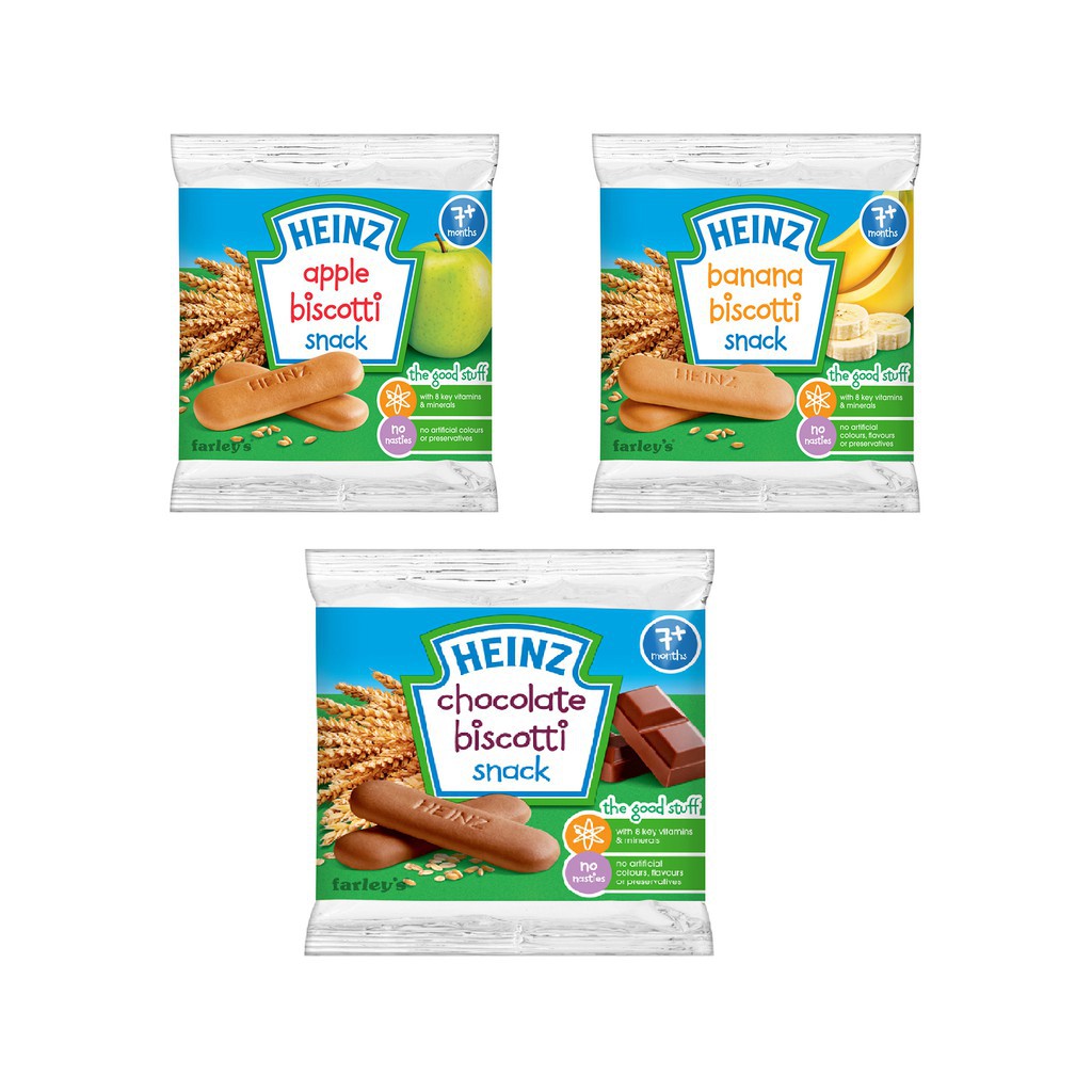 Heinz Biscotti 60g / Heinz Biskuit Bayi / BabyLexx