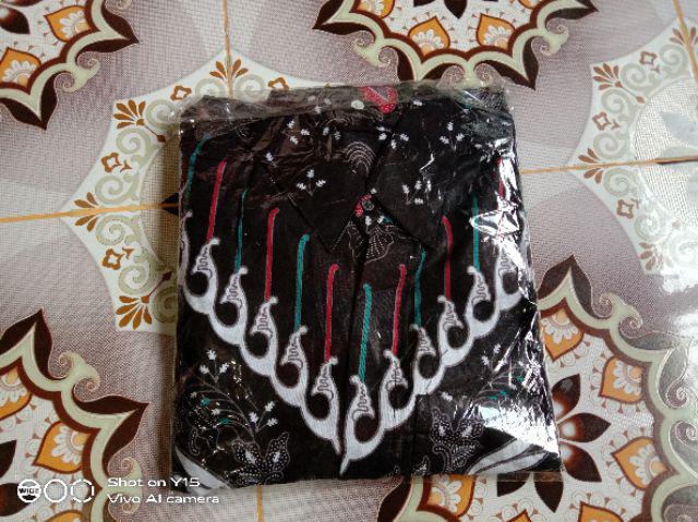 Afiya Batik Hrb026 Kenongo Kemeja Panjang Pekalongan
