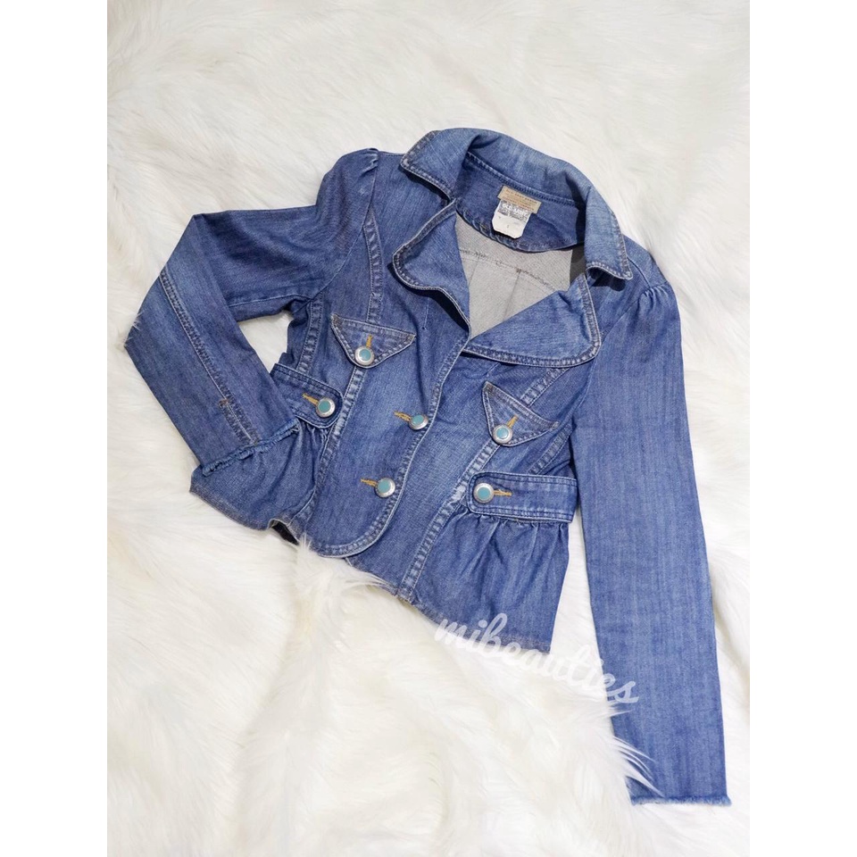 Crop Denim Jacket / Jaket Jeans Crop - Old Army