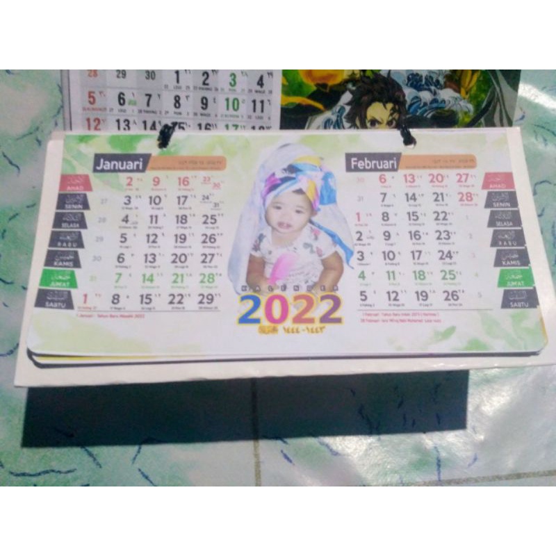

kalender duduk murah anime custom