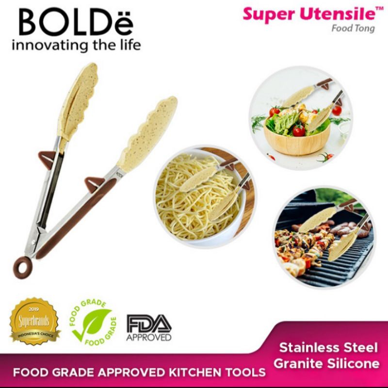 BOLDe Super Food Tong 9Inch